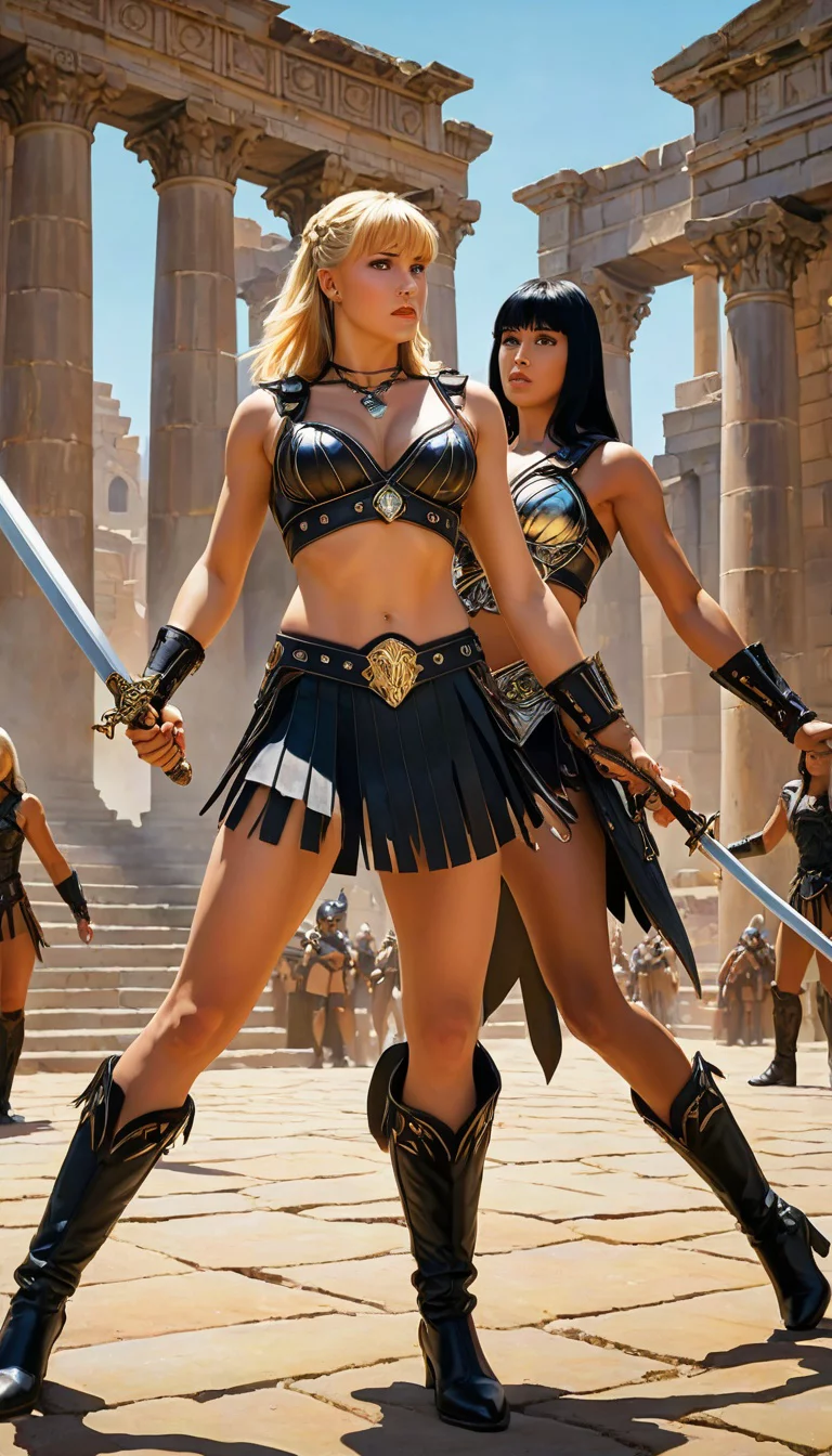 Chat with AI character: Xena and Gabrielle