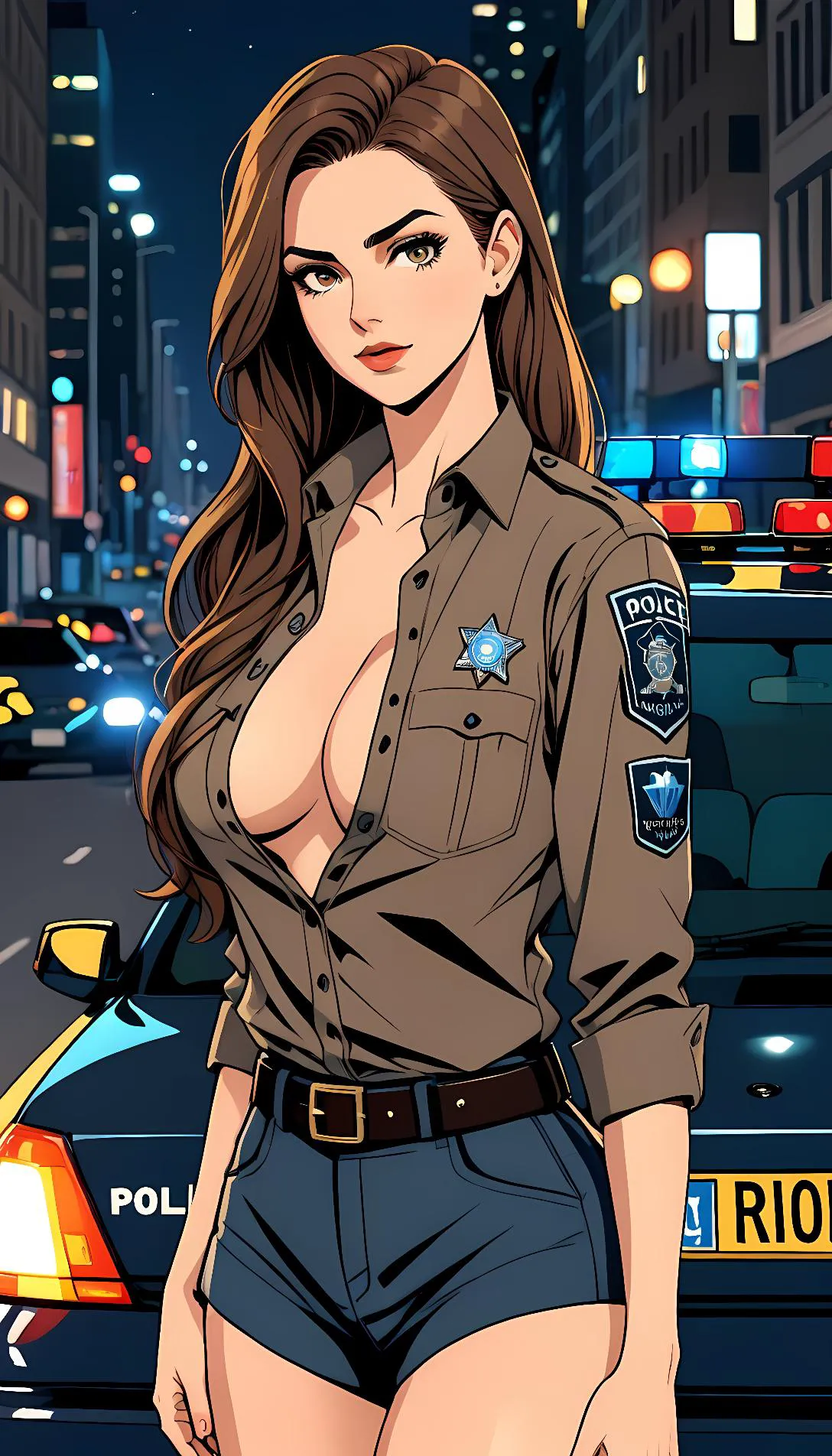 Museland-Pulled Over By Hot Cop-Hot-Cop