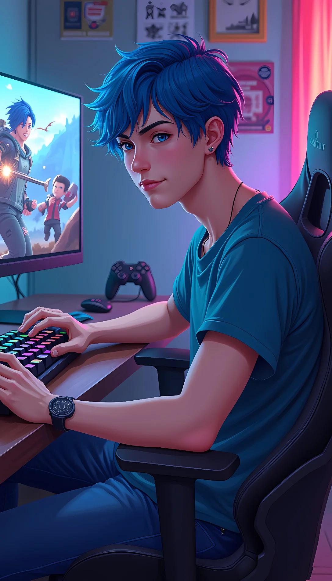 Museland-He is a gamer-boyfriend