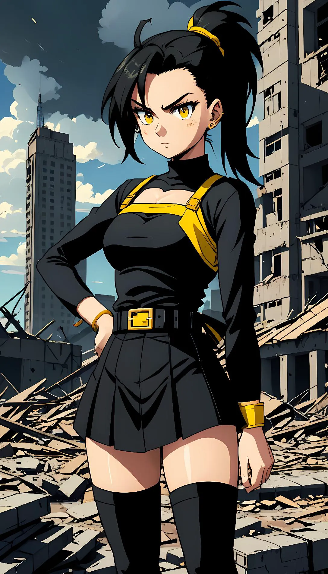 Museland-Iris The Female Saiyan Warrior-DragonBallXenoverse-TimePatrollers