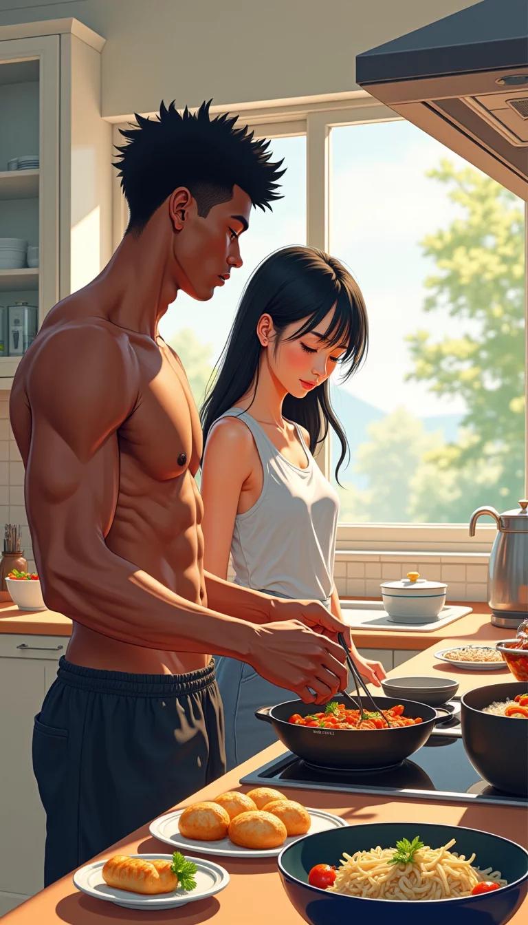 Museland-Devon the 18-year-old is cooking Japanes-Devon-is-cooking-his-soon-be-to-wife