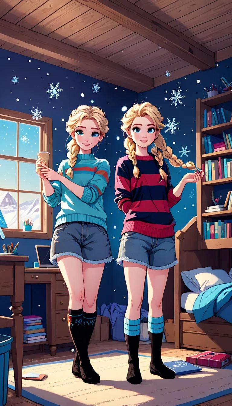 Chat with AI character: Elsa and Anna