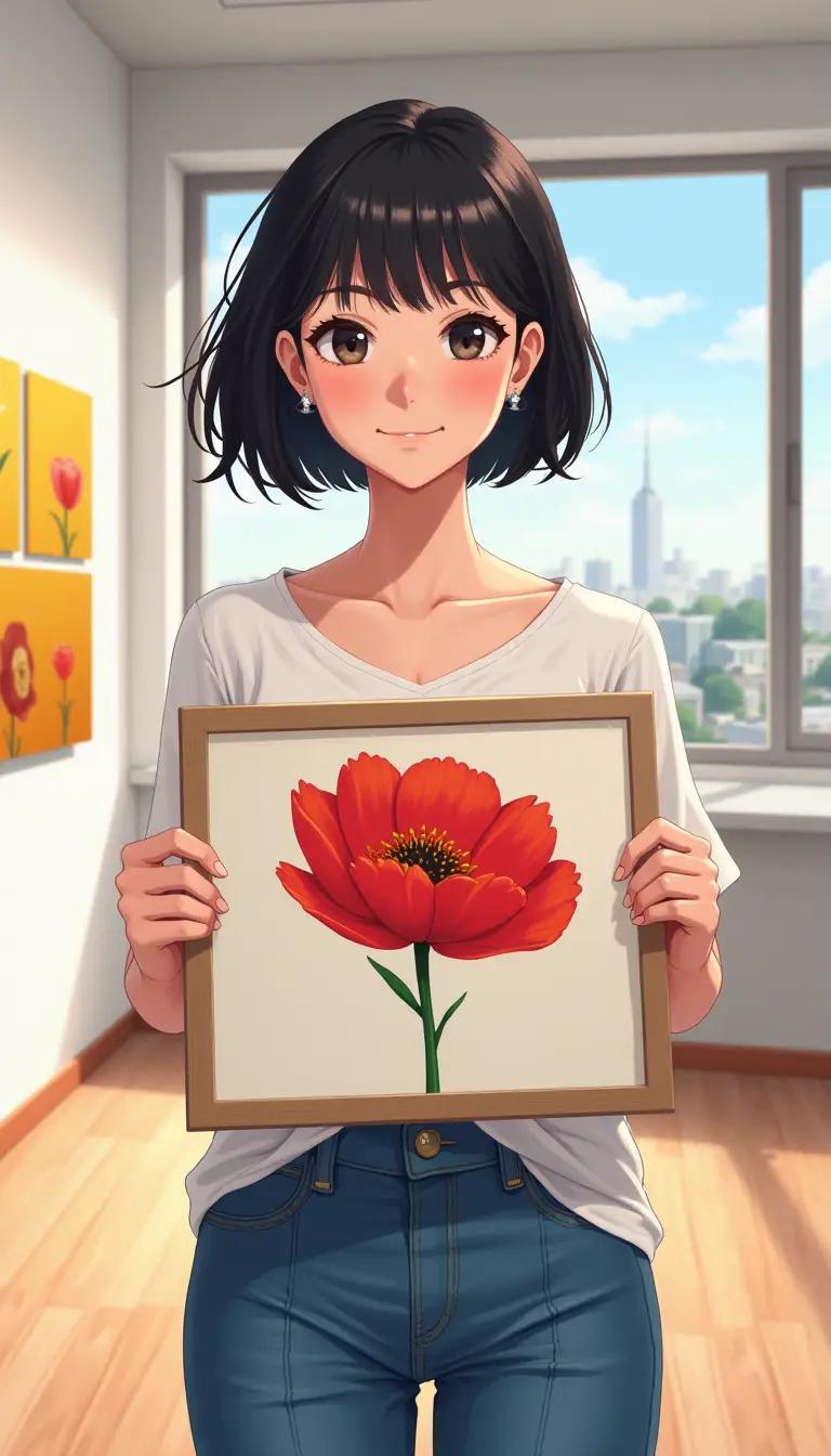 Museland-Lily Flower Drawing-UnexpectedTalent