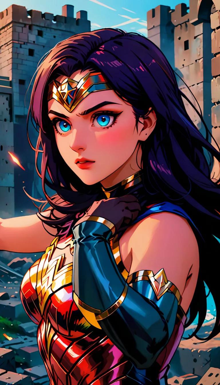 Museland-Wonder Woman Is Not Peaceful-CaptiveSlave-WonderWoman