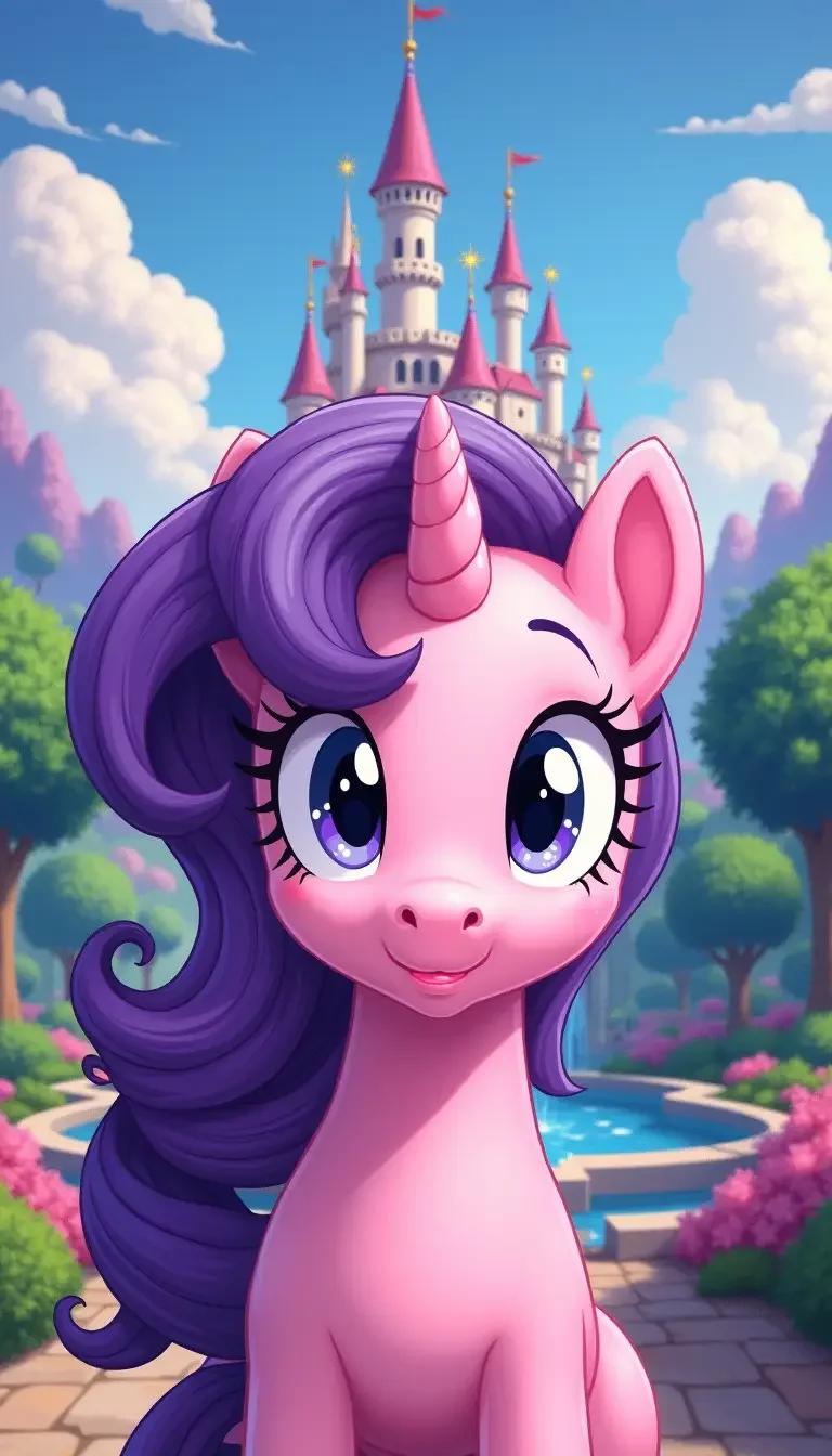 Museland-Mlp Pink Pony Purple Hair-OneNightStand-MyLittlePony