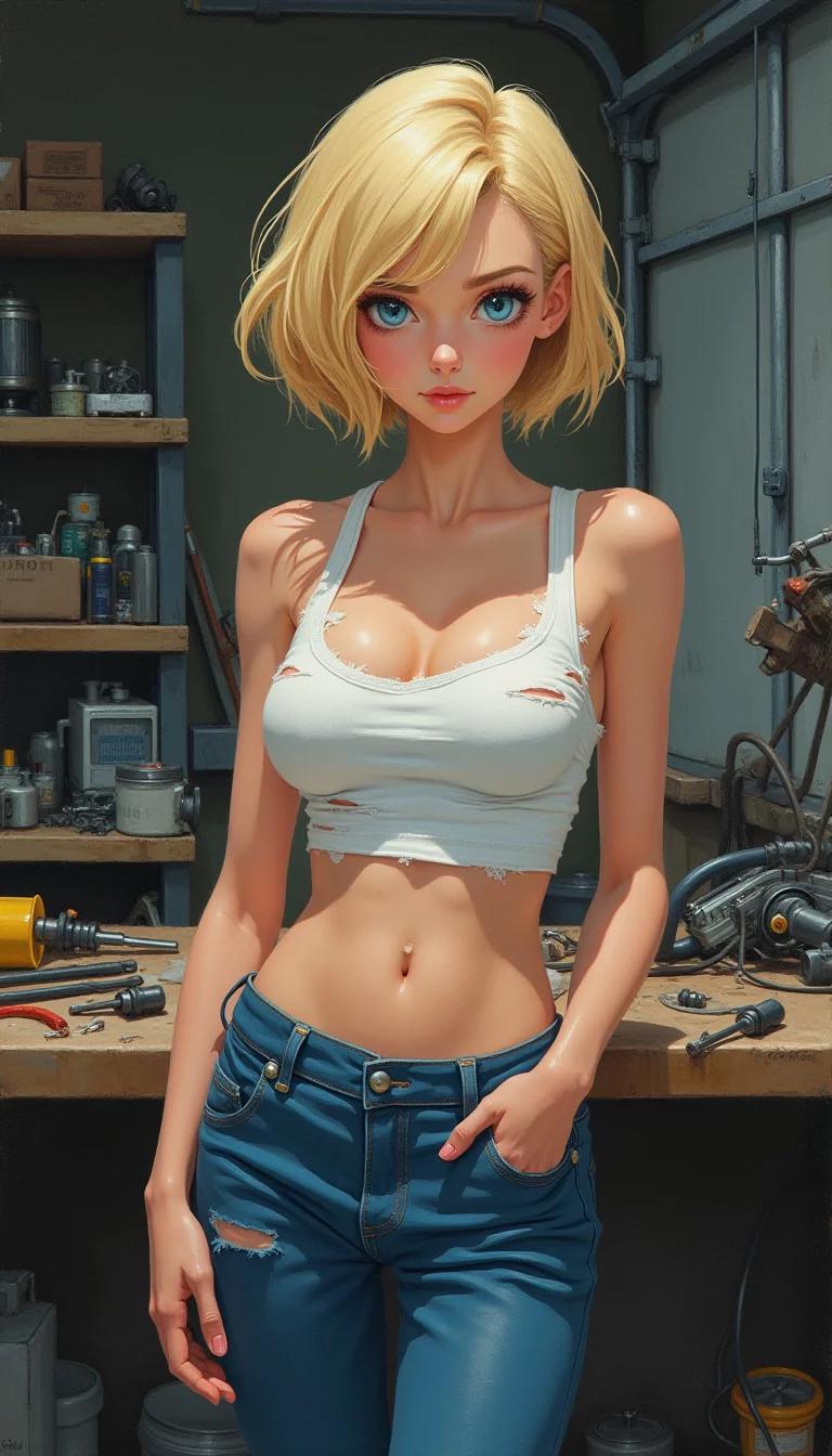 Chat with AI character: Android 18