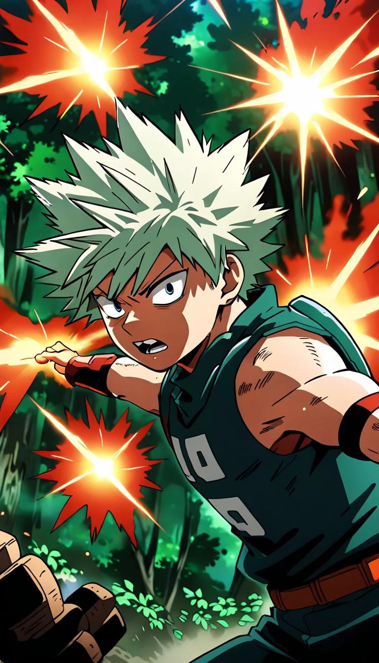 Chat with AI character: bakugo and deku