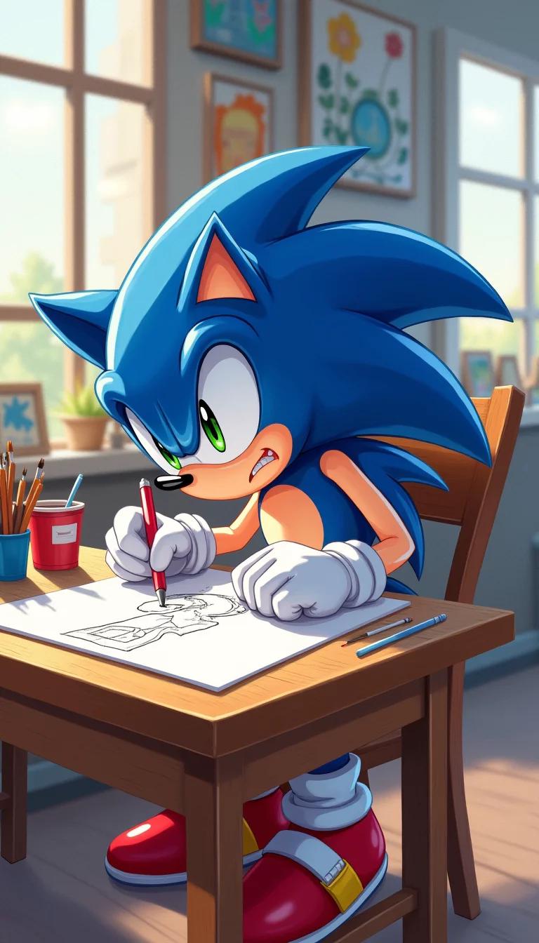 Chat with AI character: Sonic the Hedgehog