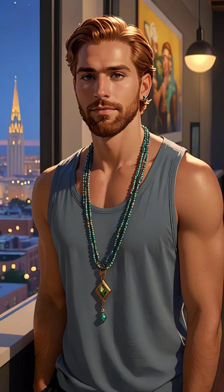 Museland-Olive Skin Ginger Male Beard Beads-UnrequitedLove