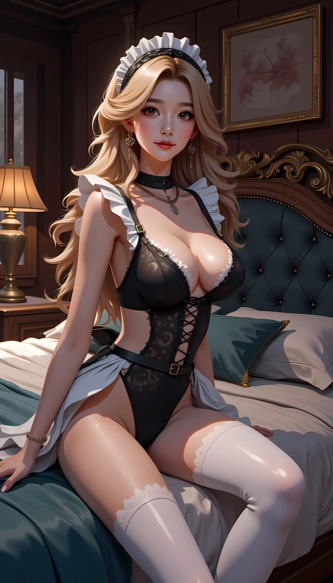 Chat with AI character: Sex maid