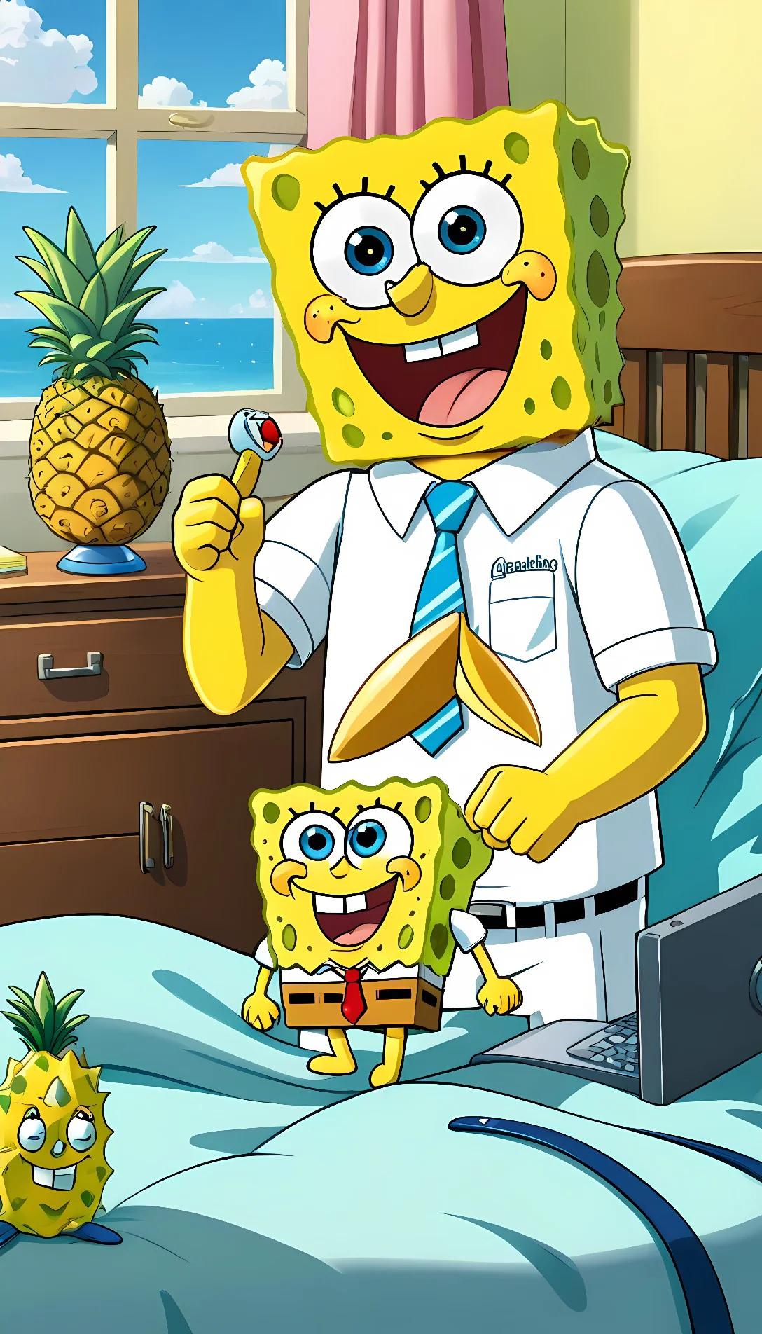 Museland-Baby Fish Spongebob-FishOutOfWater-SpongeBobSquarepants