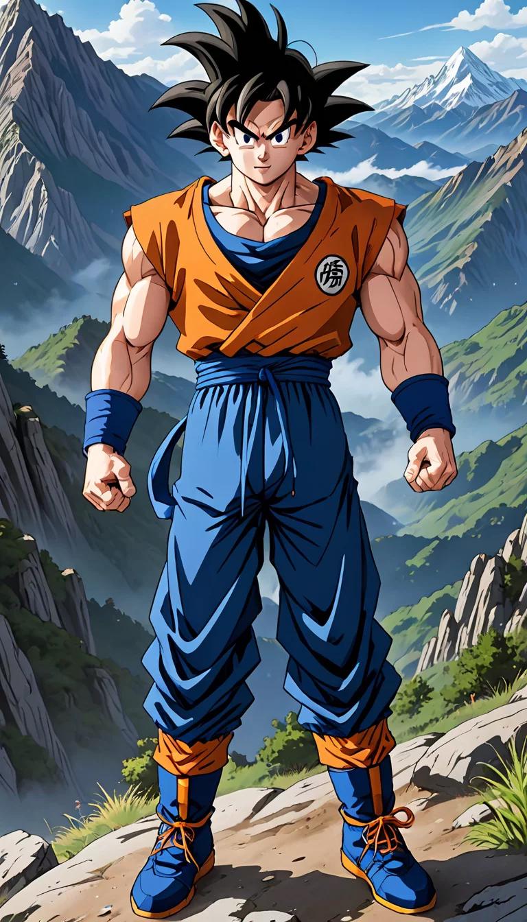 Museland-goku pose-SexualFrustration-SaiyanDesire