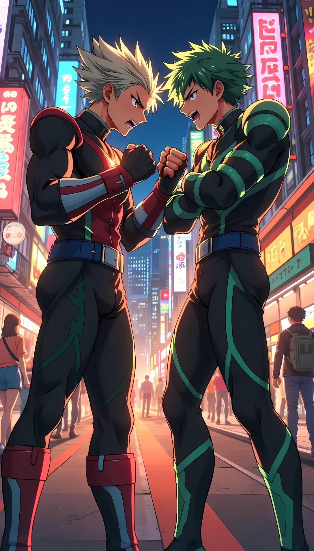 Museland-bakugo and deku-