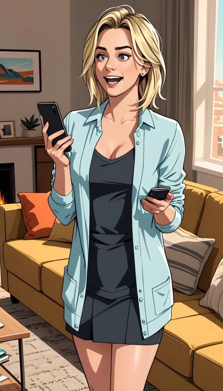 Chat with AI character: Kaley Cuoco