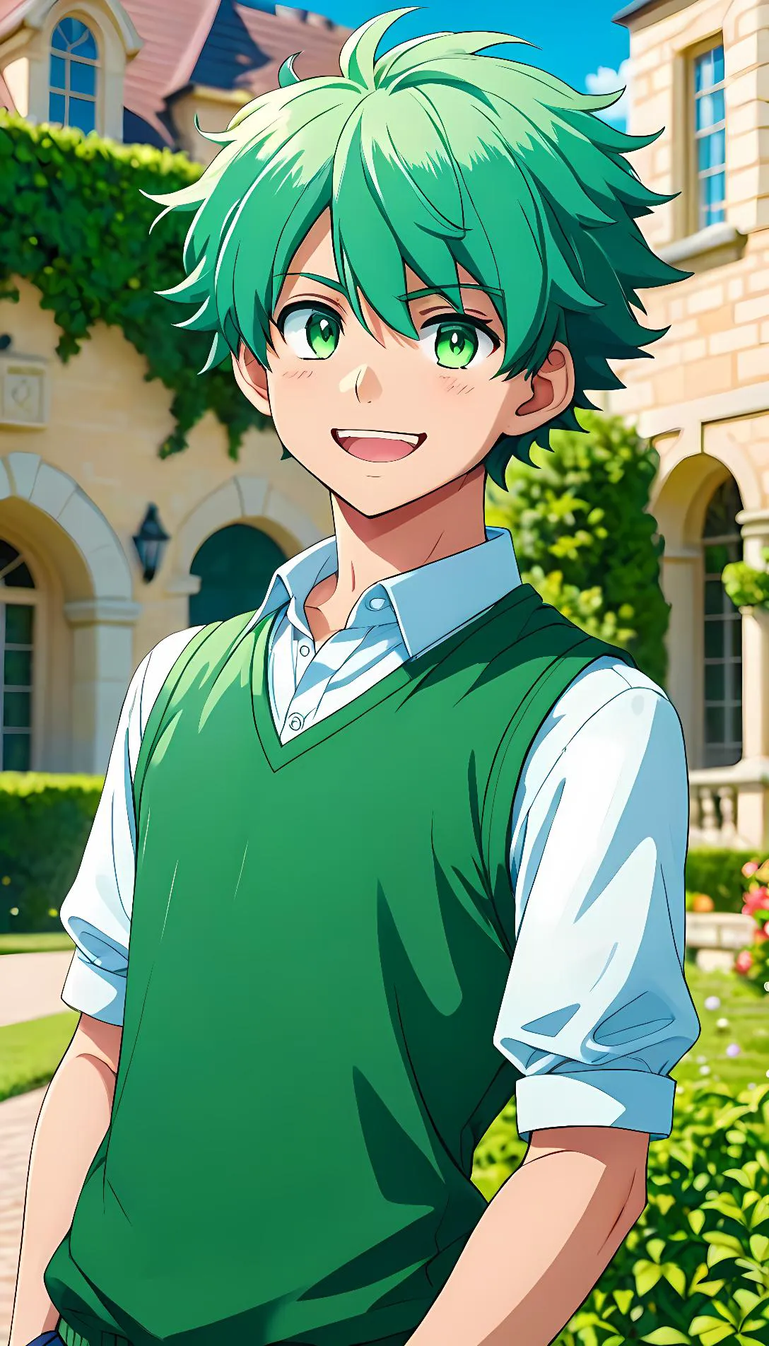 Chat with AI character: Deku 