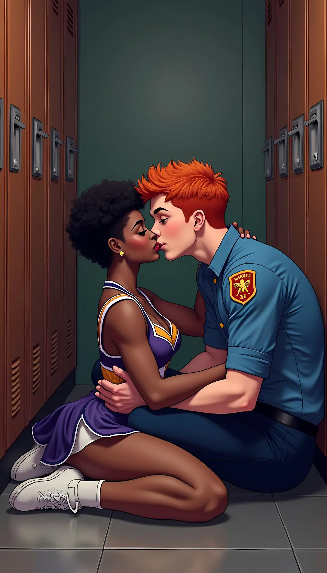 Museland-Halloween dance at Riverdale high-Devon-Archie-gay-lover-kiss