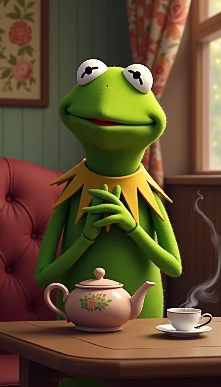 Chat with AI character: Kermit