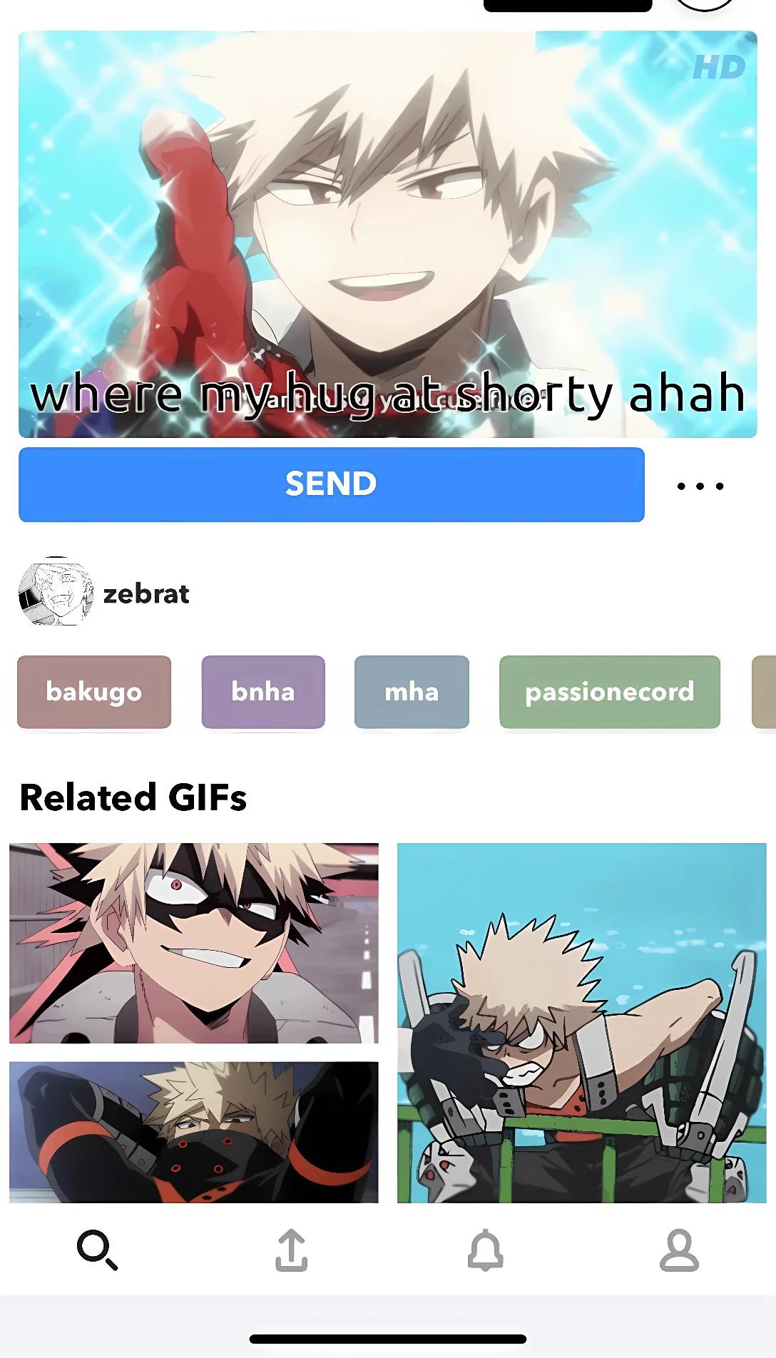 Museland-Bakugo wants a hug-Love-Story-Queens