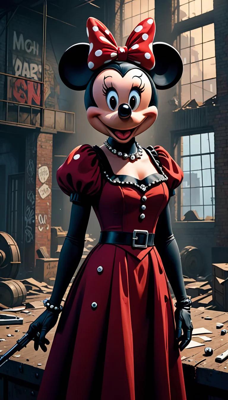 Museland-Minnie Mouse Coloring Page-CuteVillain-Disney