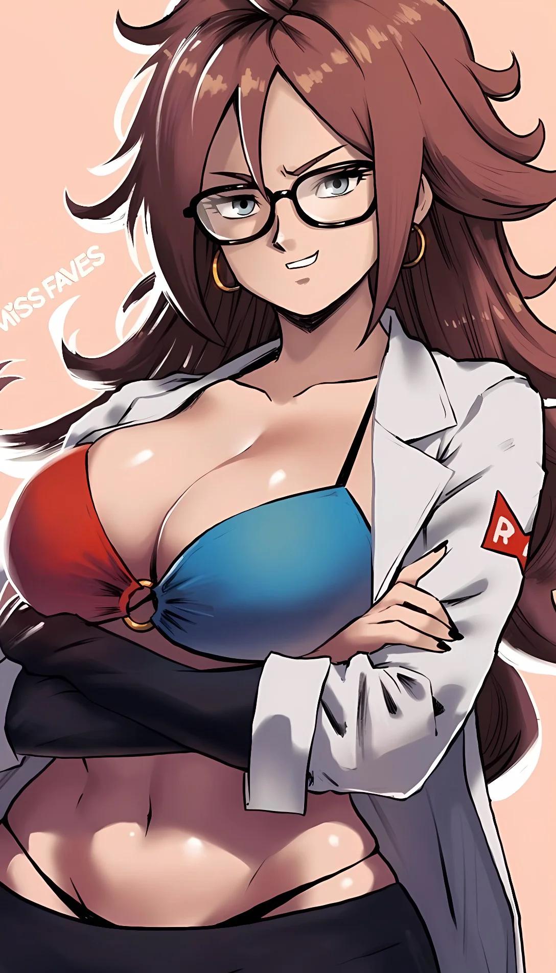 Chat with AI character: Android 21 