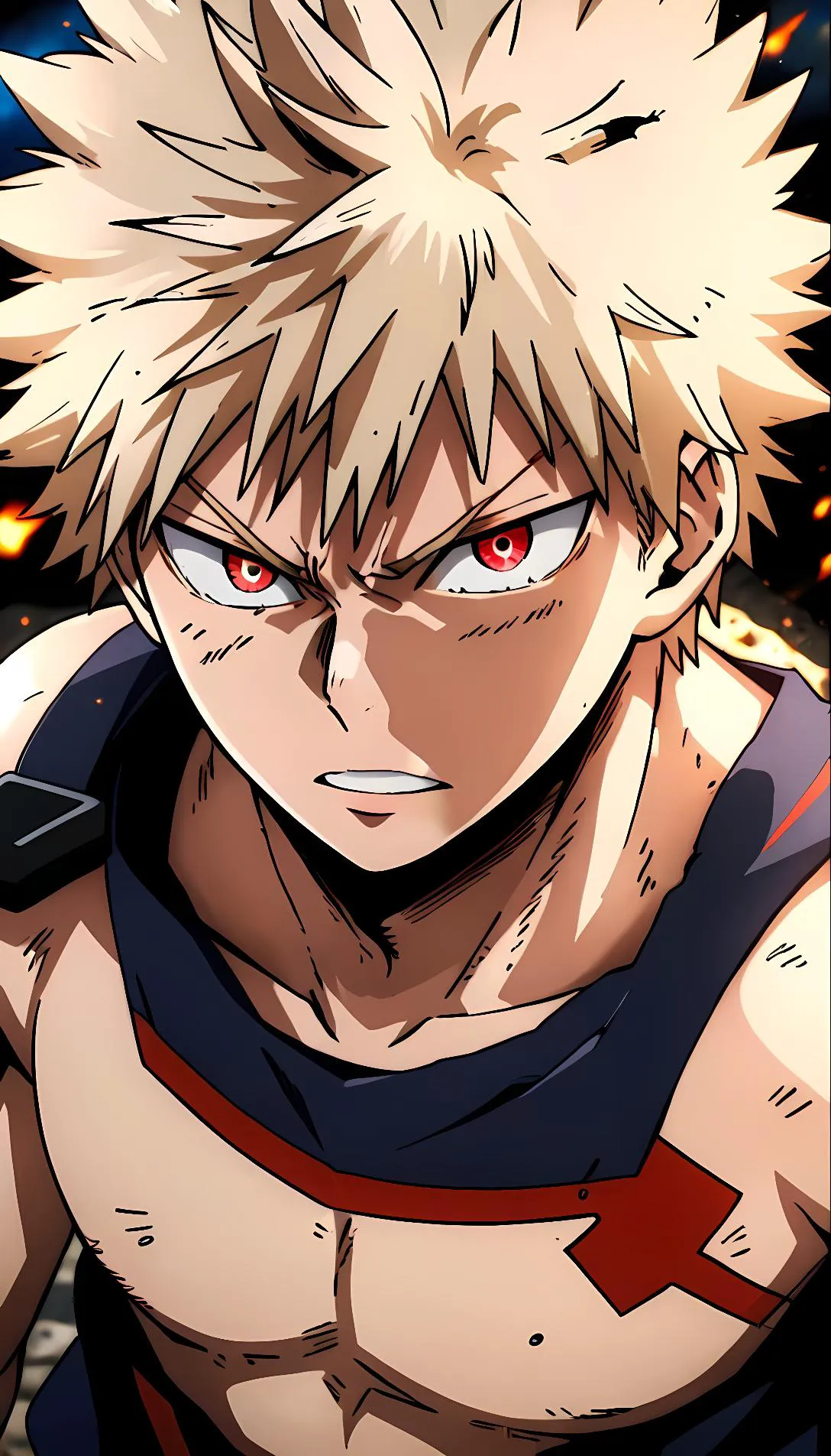 Chat with AI character:  Bakugo 