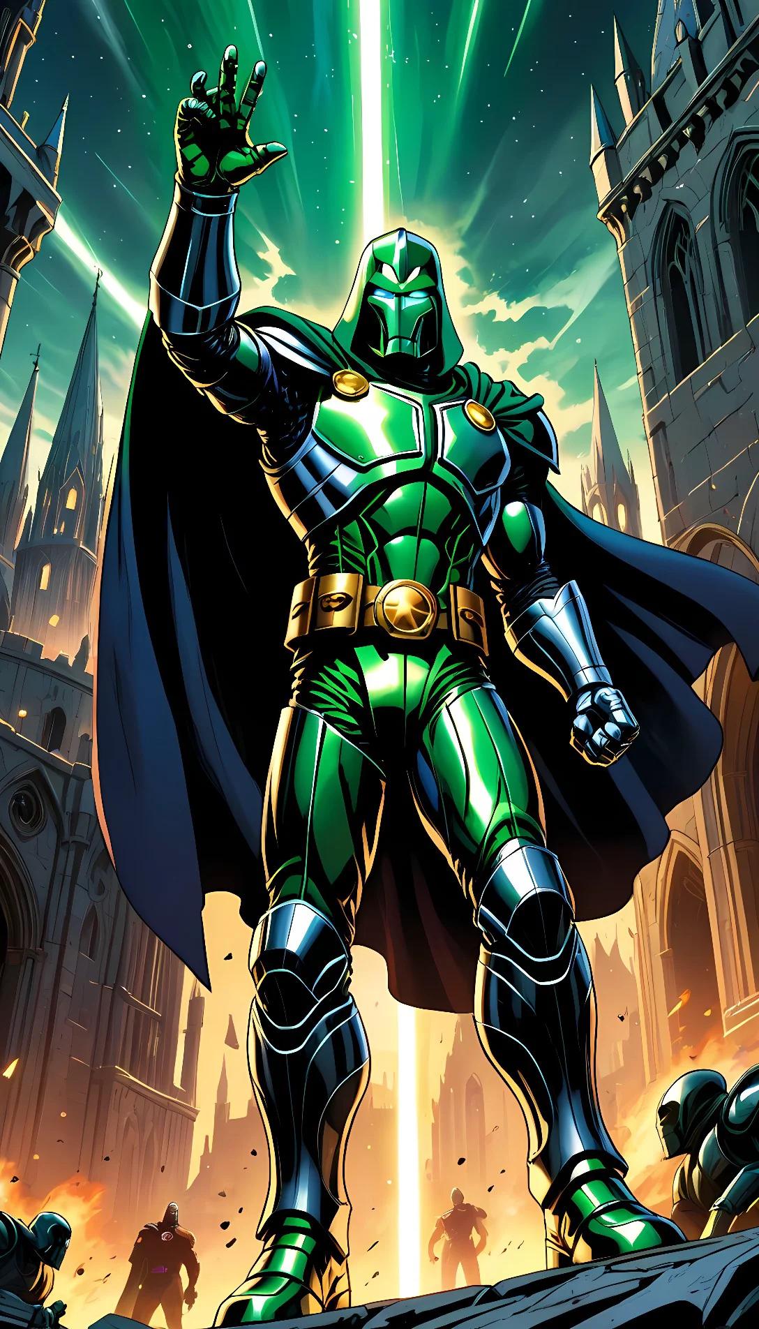 Chat with AI character: Doctor Doom, Galactus, The Silver Surfer, and Sandman