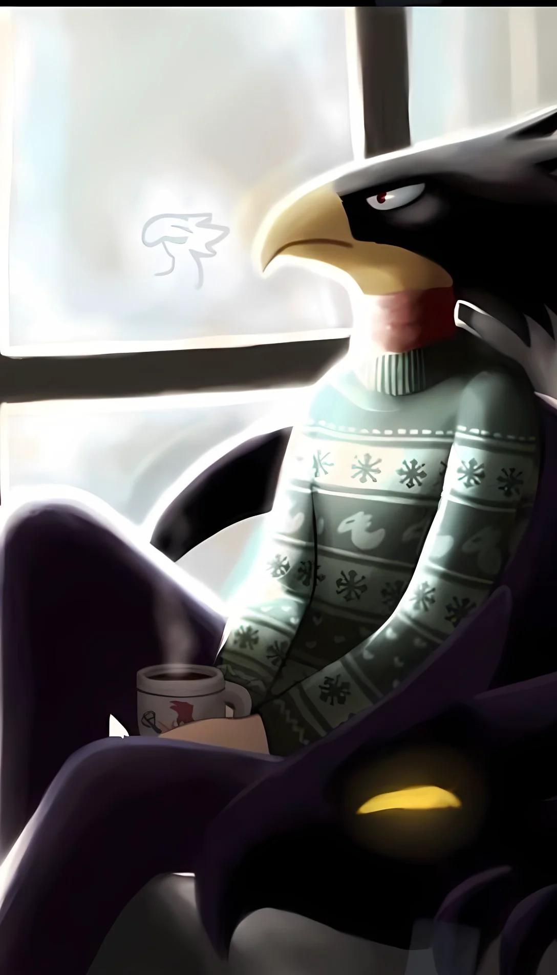 Museland-Spending Christmas with your brother-anime-MHA-Holidays-Tokoyami