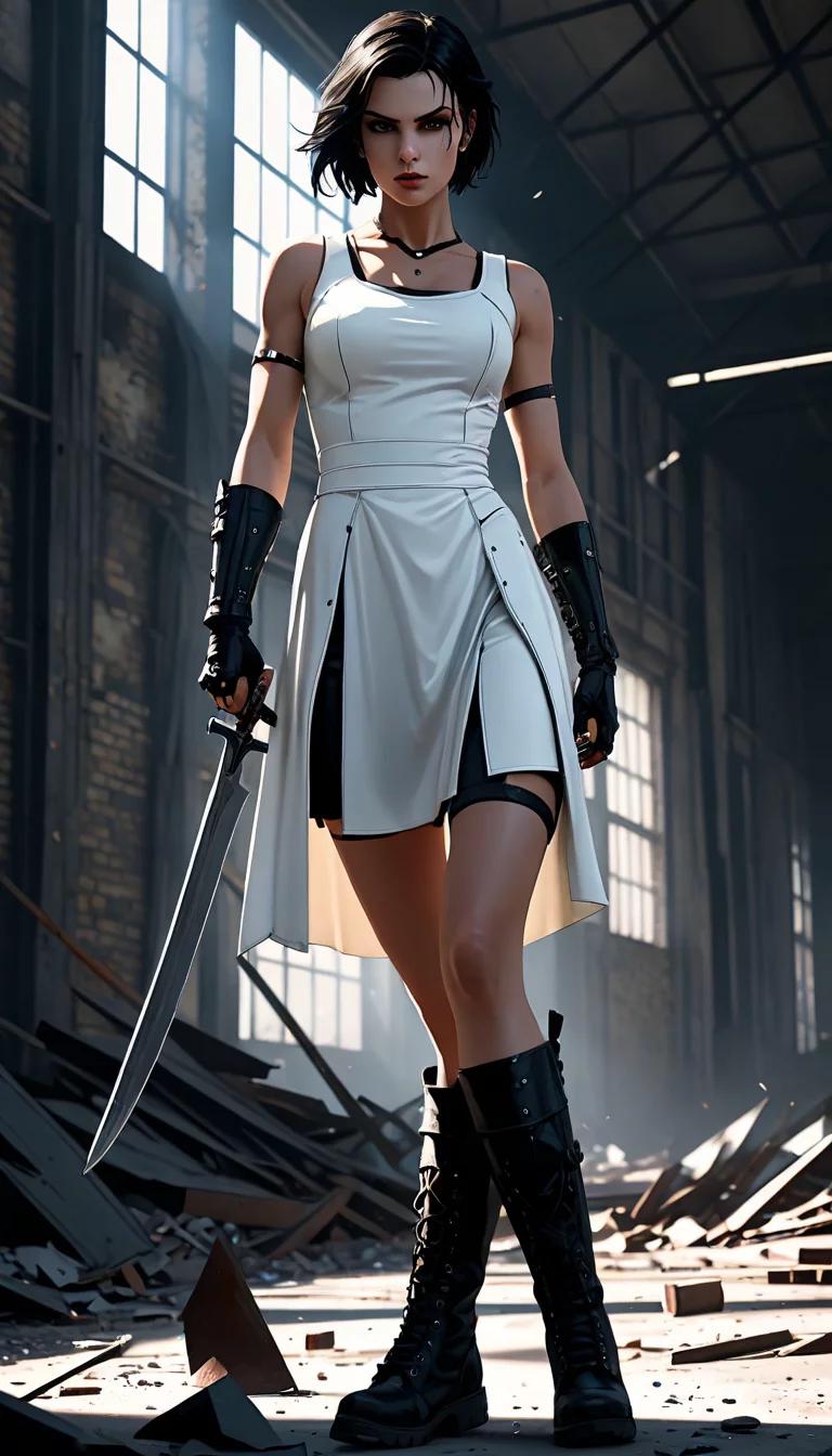 Museland-Short Dress With Boots-FemaleAssassin