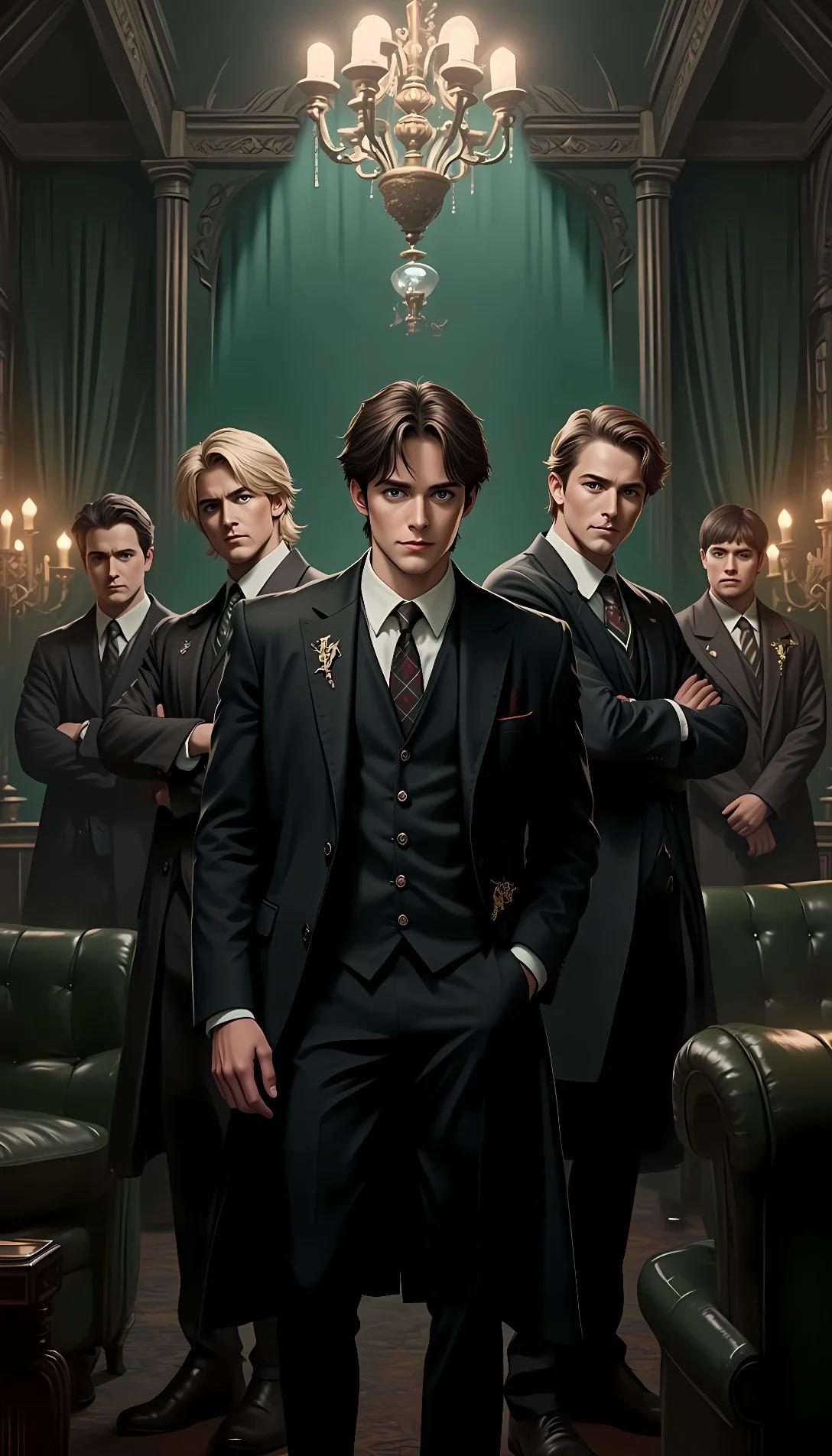 Chat with AI character: Mattheo Riddle, Tom riddle, Theodore Nott, Blaise, Regulus, and Enzo