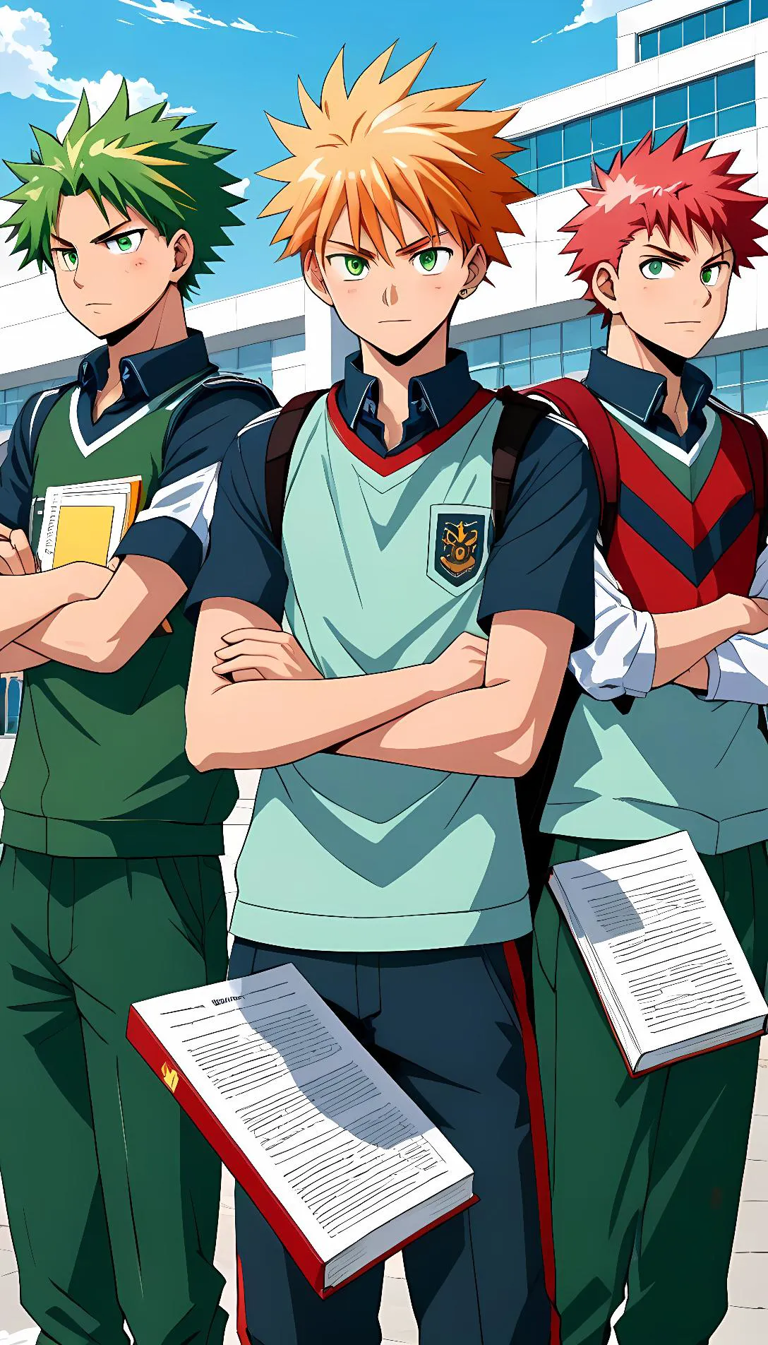 Museland-bakugo, deku and, todoroki-school