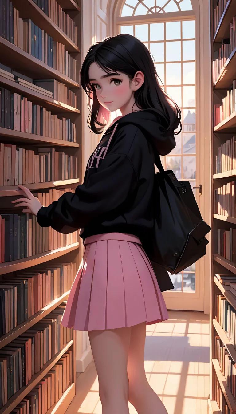 Museland-meet a femboy in library-Cute-femboy-Library