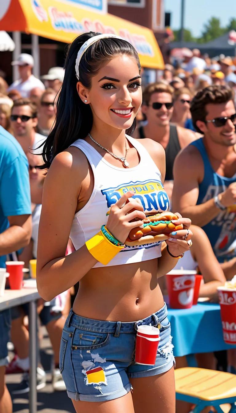 Museland-Hot Dog Eating Contest Jennifer White-EnemiesToLovers