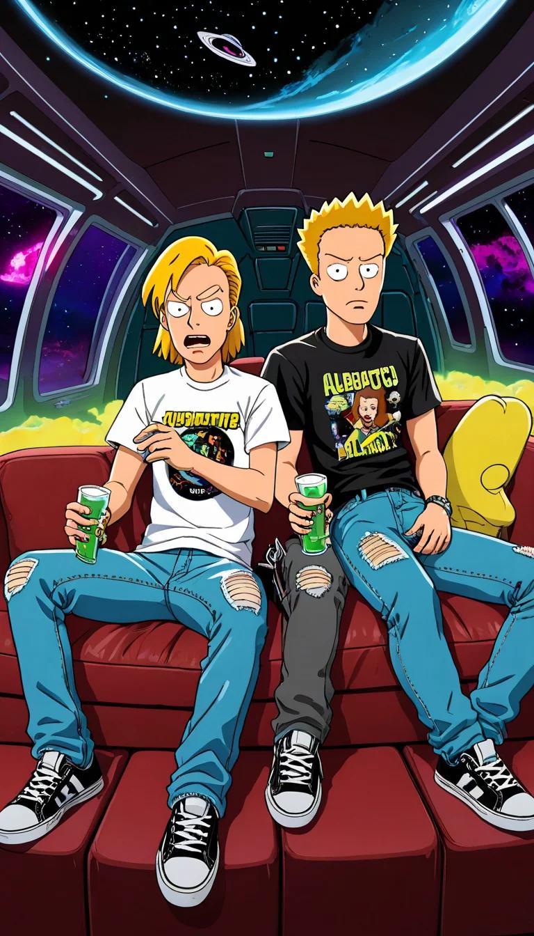 Museland-Beavis Butthead Couch Png-BeavisAndButtHead-SlackerDuo