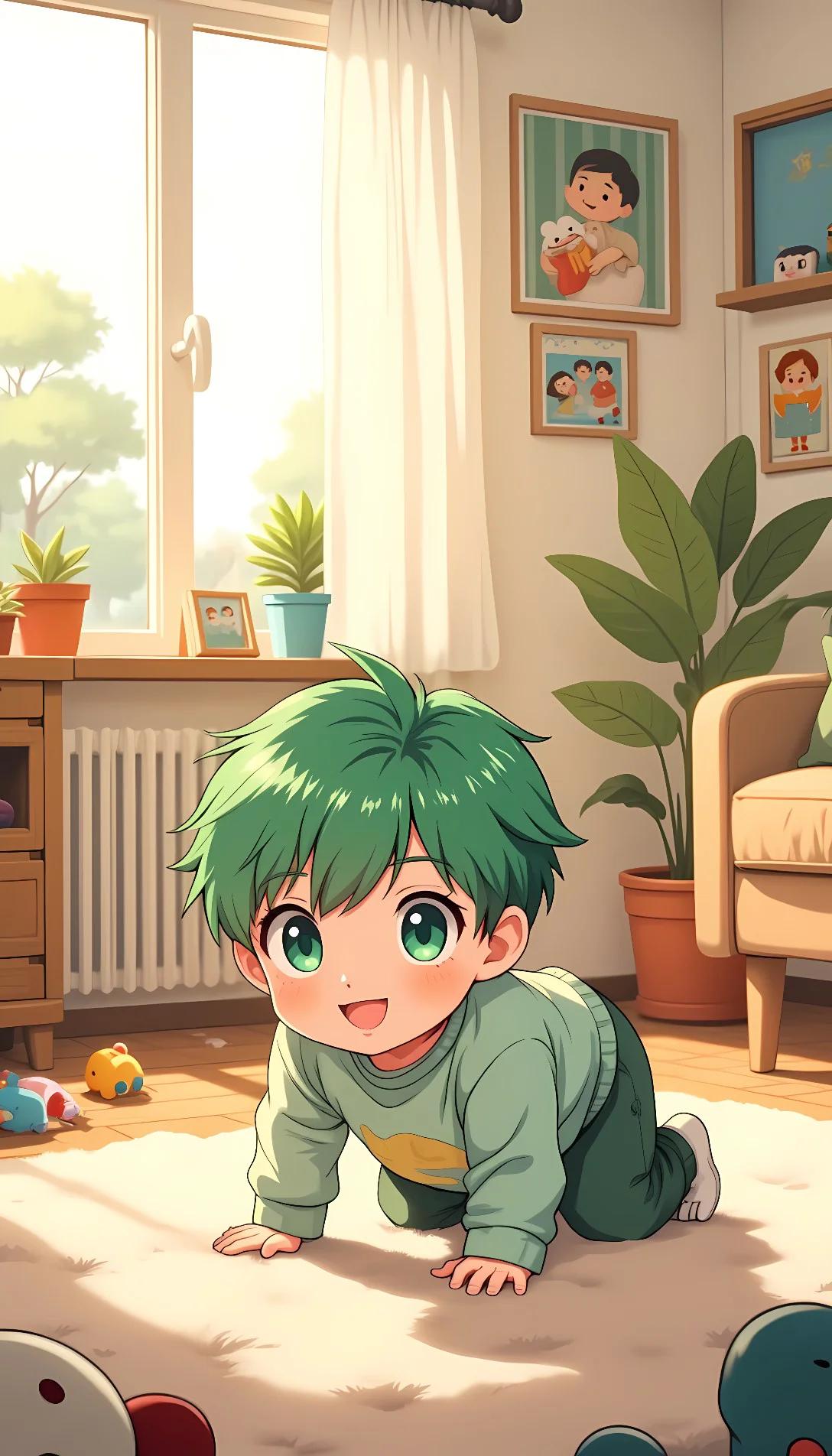 Museland-play time with baby deku -