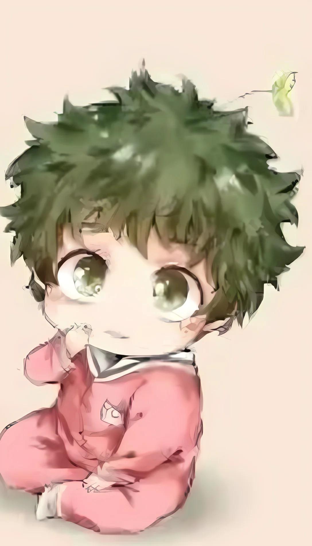 Museland-deku turned into a baby-