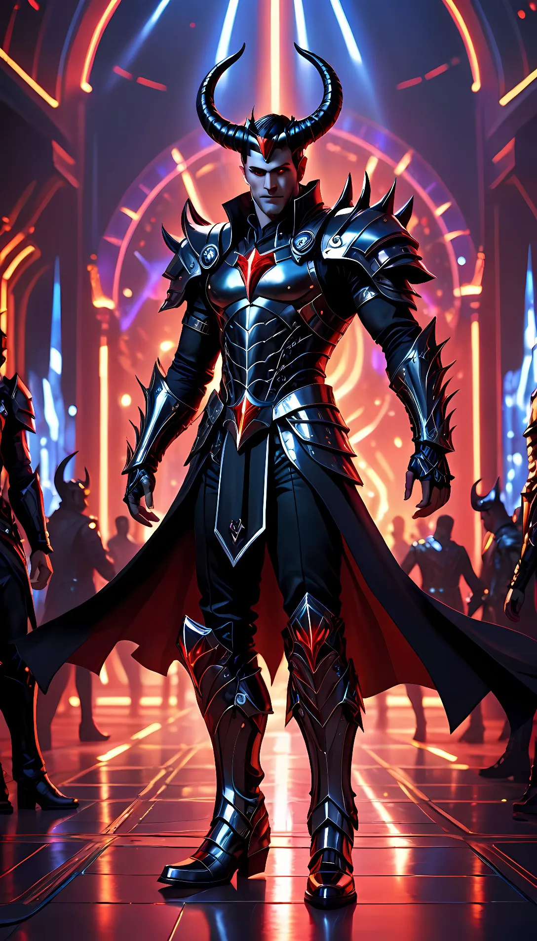 Chat with AI character: demon king