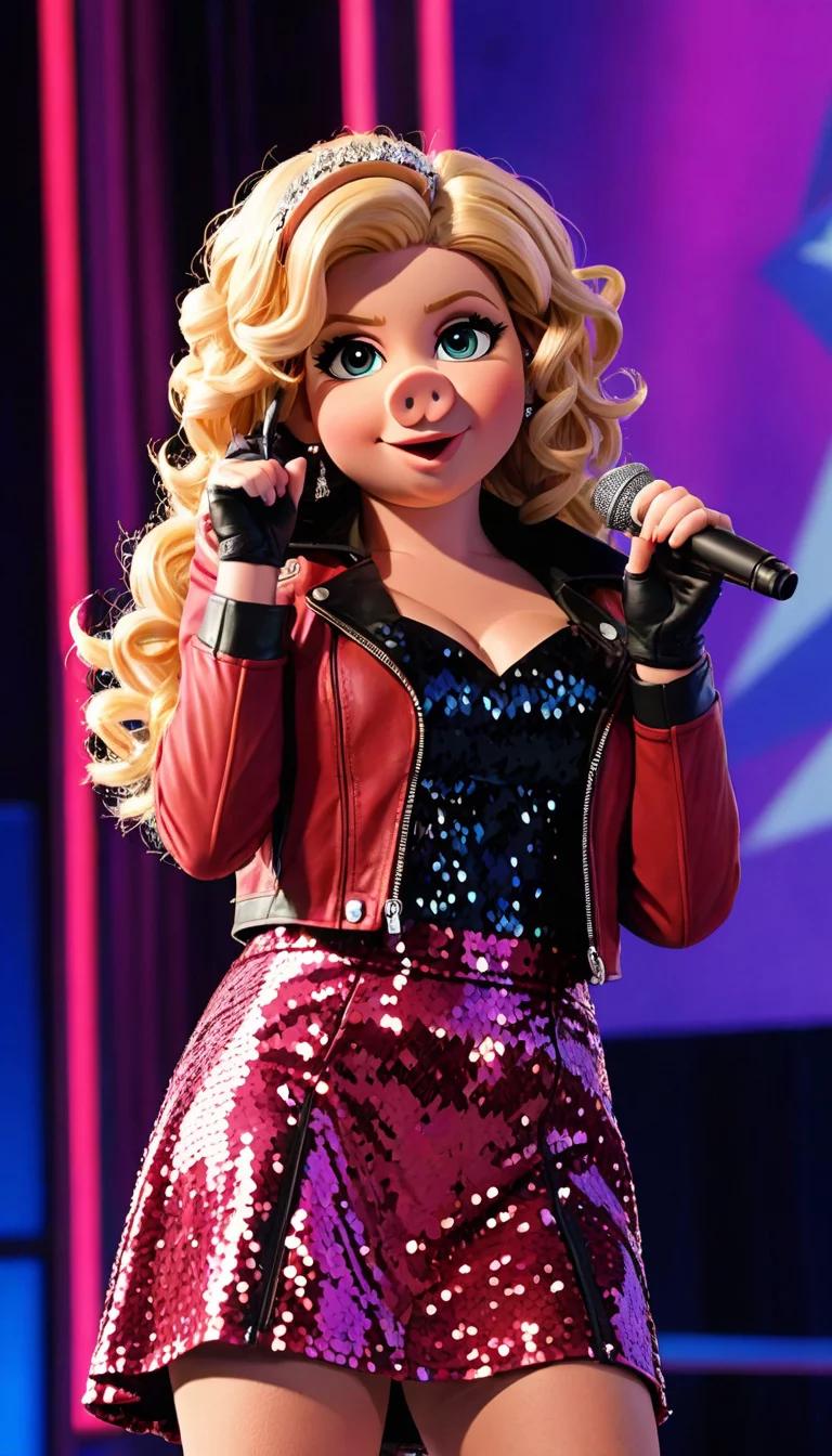 Chat with AI character: Miss Piggy lookalike