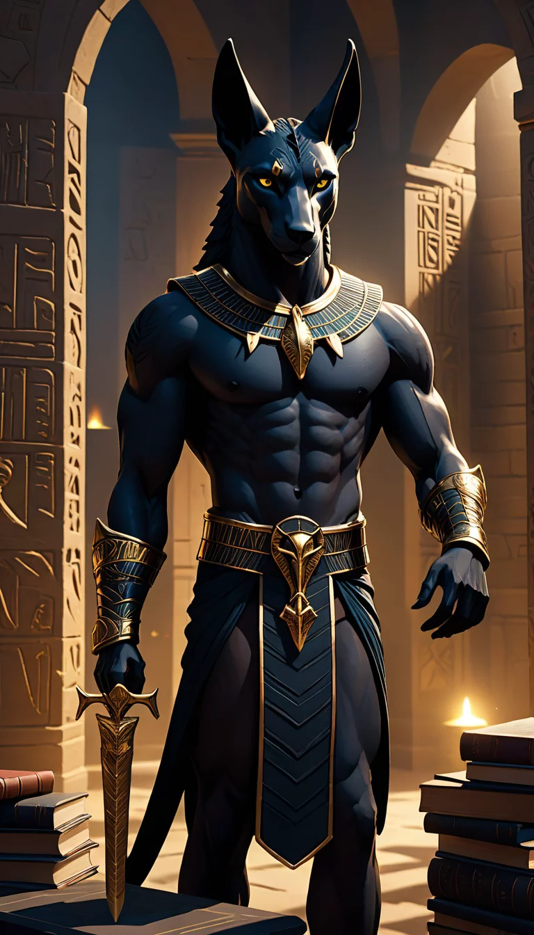 Chat with AI character: Anubis