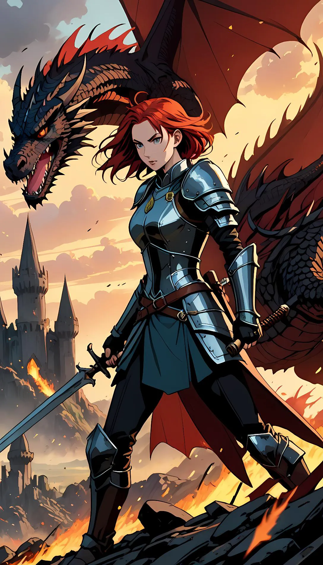 Museland-Slaying Dragons for Love-WarriorCompanion-FieryRedhead