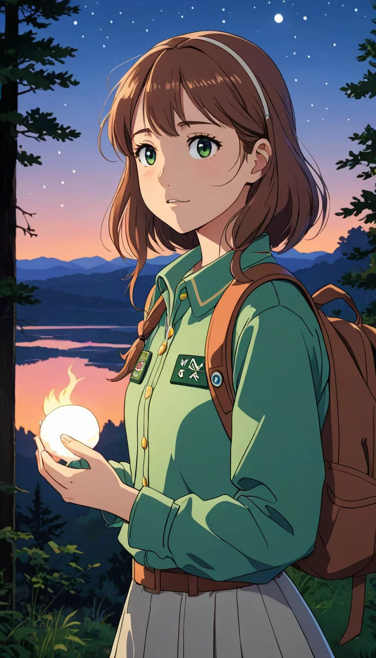 Museland-Girl Scout Confession Campfire-UnrequitedLove-CuteGirlScout