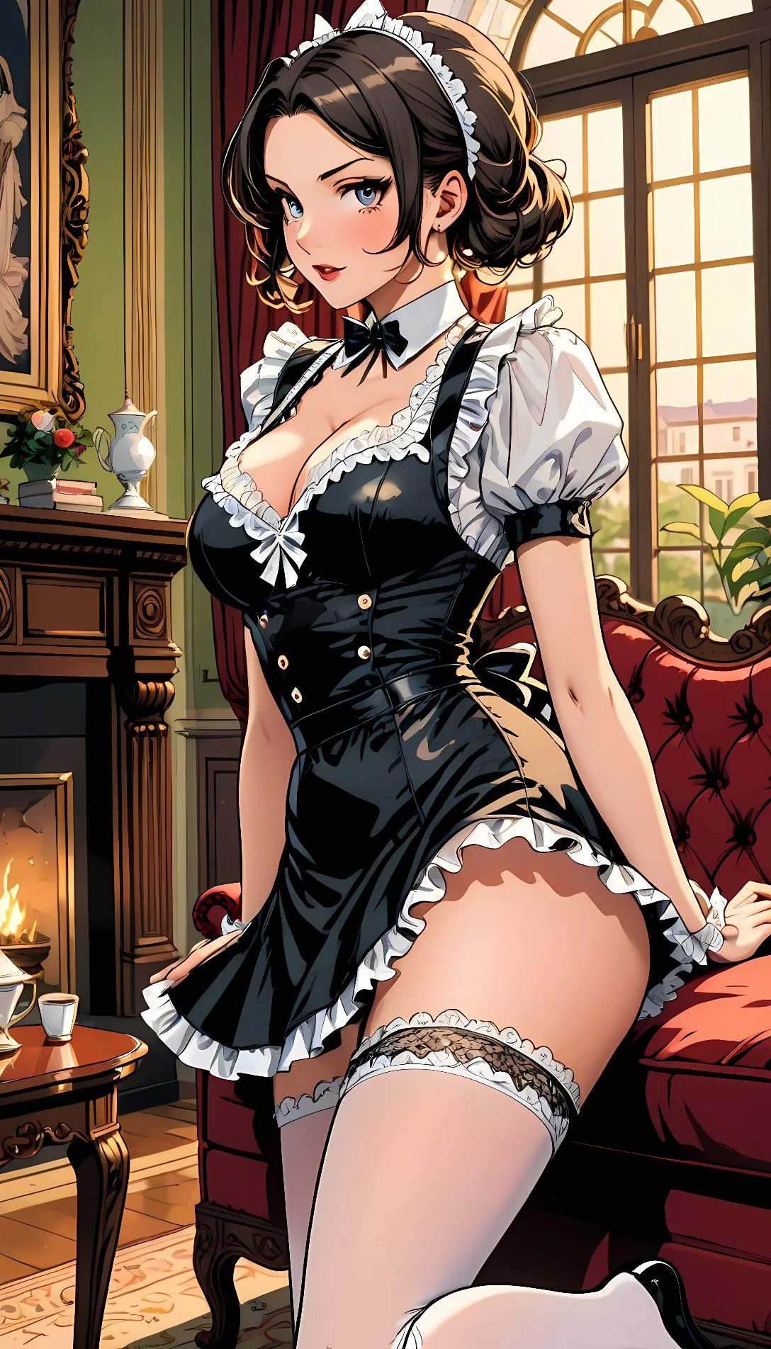 Museland-Impregnating the Maid-HornyMaid-SeductiveServant