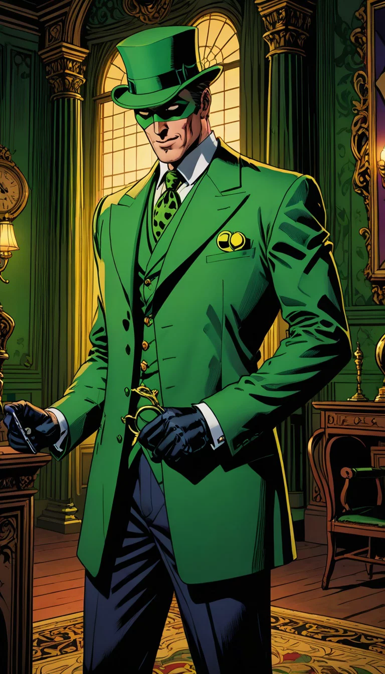 Chat with AI character: The Riddler