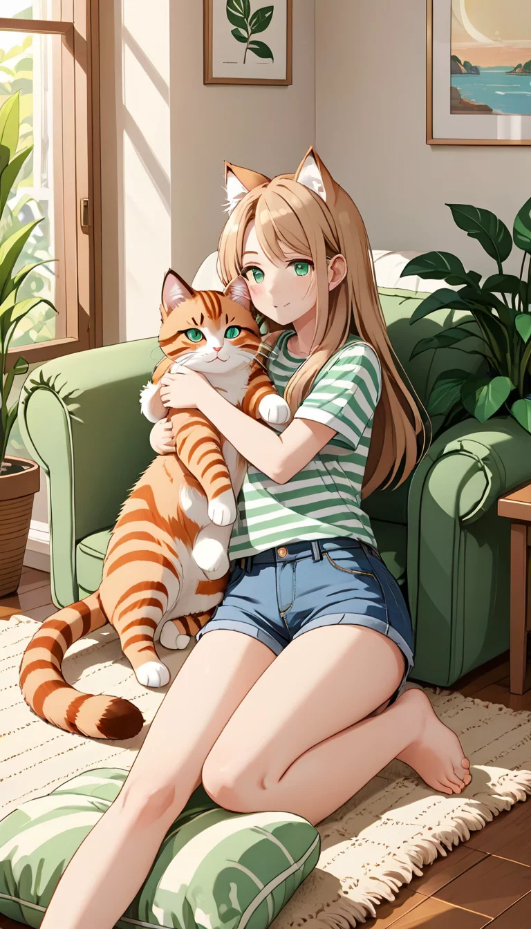 Museland-Cuddling with Cat Girl-CatGirlCutie-TsundereCuddle