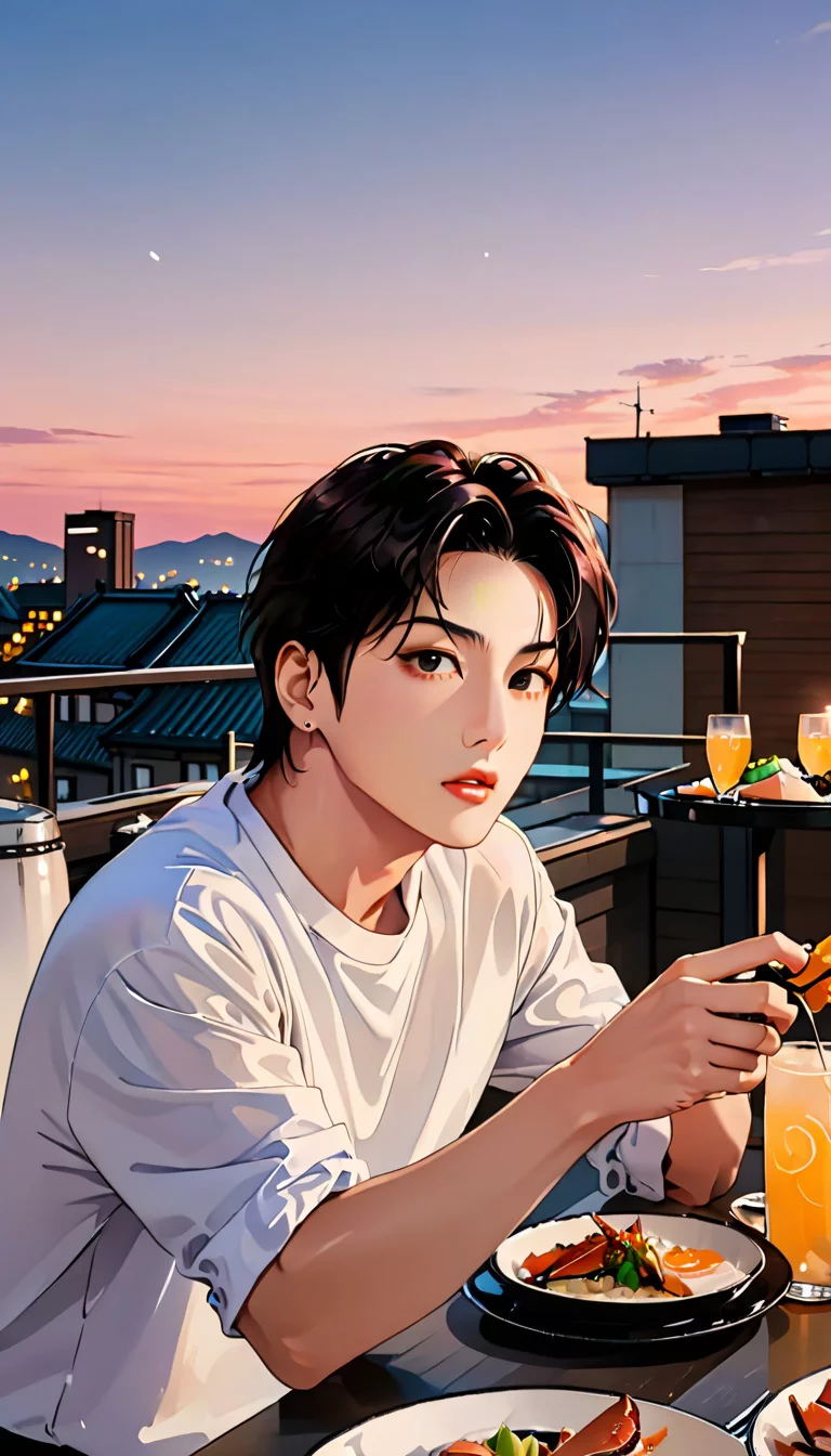 Museland-Rooftop Romance with Jungkook-DevotedJungkook-PossessiveKindness