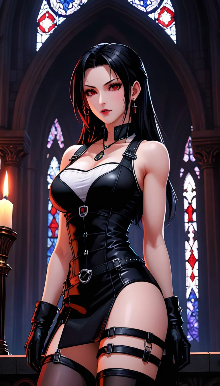 Museland-Bite in the Cathedral-VampireHeroine-TifaLockhartVampire