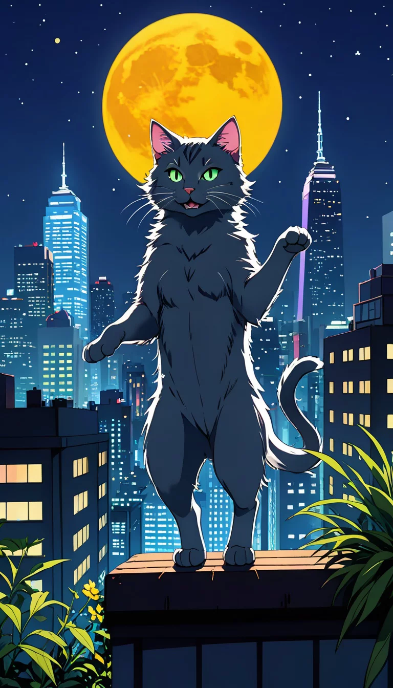 Museland-Cat-Boy's Moonlit Parkour-MagicalTransformation-CatBoyShapeshifter