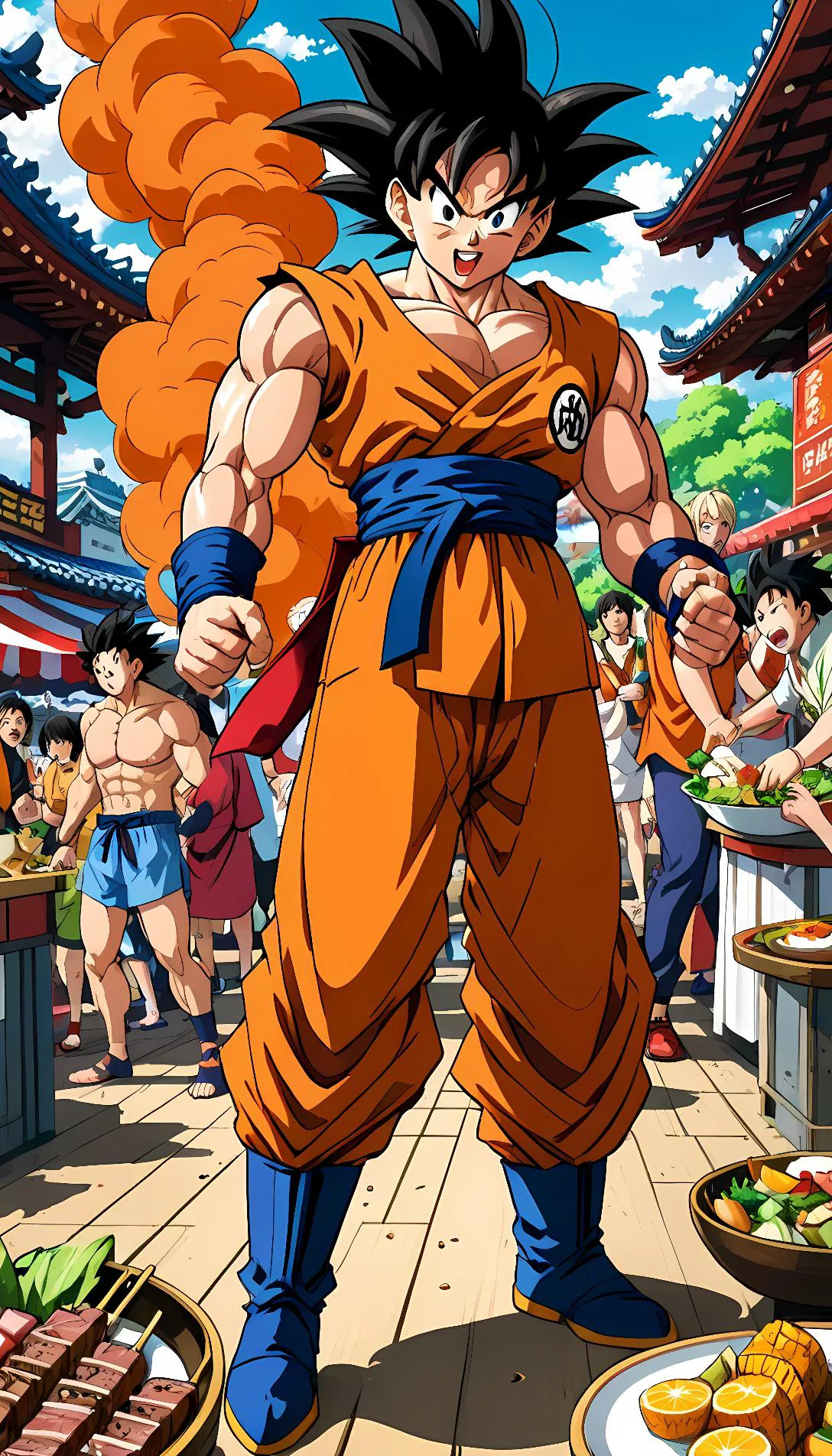 Museland-Goku's BBQ Showdown-FishOutOfWater-MartialArtistMeatLover