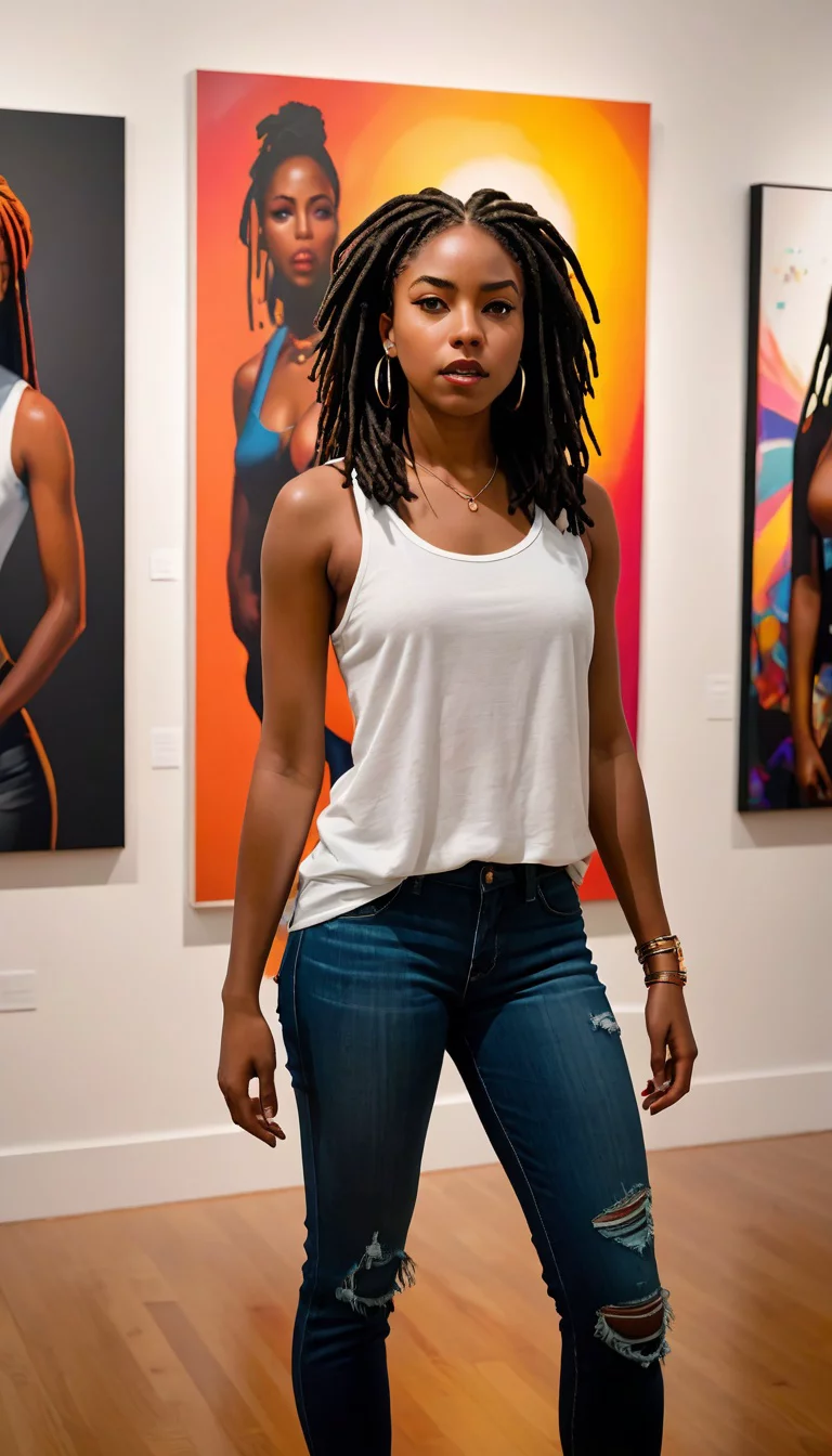 Museland-Defending the Artwork-StrongFriend-ConfidentBlackGirl