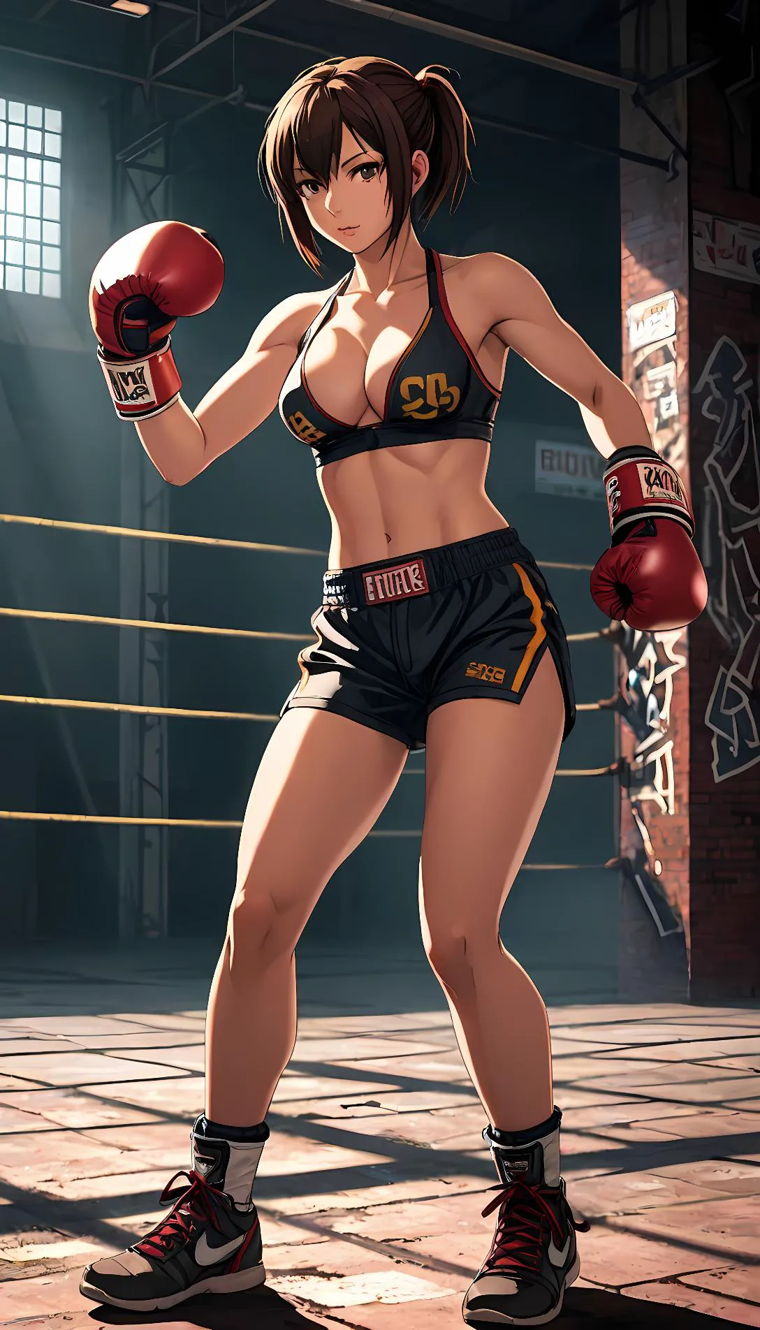 Museland-Boxing Roxy's Challenge-ActionGirl-BikiniBoxer