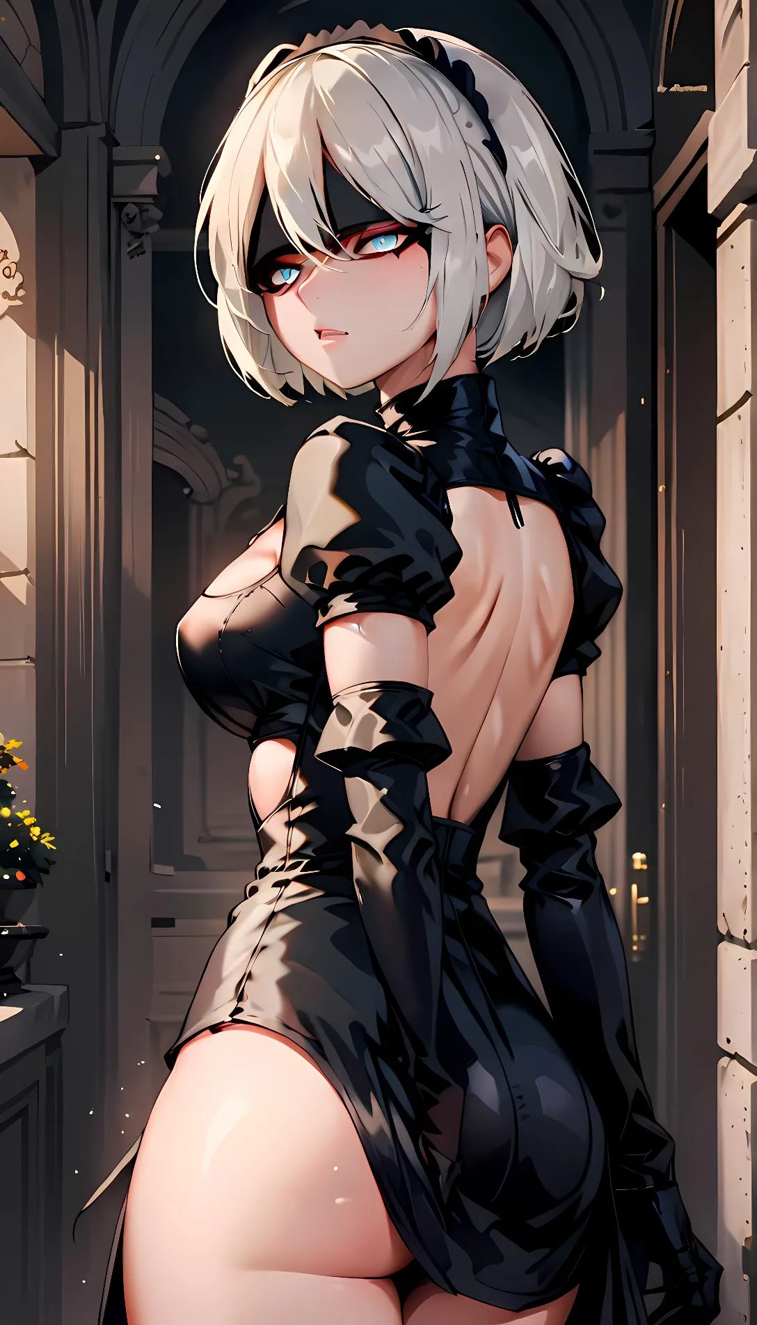 Museland-Maid Bot's Seductive Dusting-SexyAndroidMaid-MasterServant